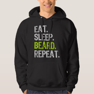 Moletom Comer Dormir Barba Legal Engraçado Barbeiro Barbea