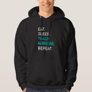 Moletom Comer Dormir Ensinar Marketing Repetir Professor d
