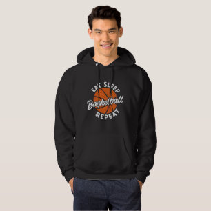 Moletom Comer Dormir Repetir Basquetebol Branco