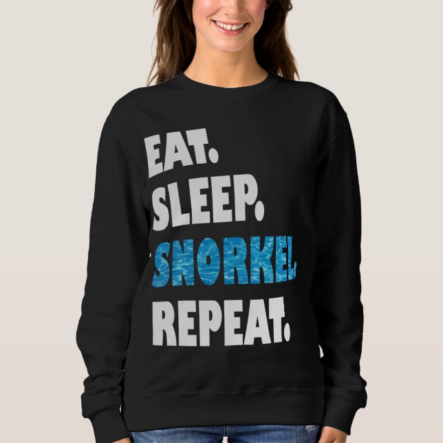 Moletom Comer Dormir Snorkel Repetir (Frente)