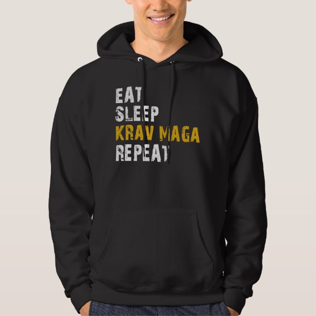 Moletom comer krav maga repetir (Frente)