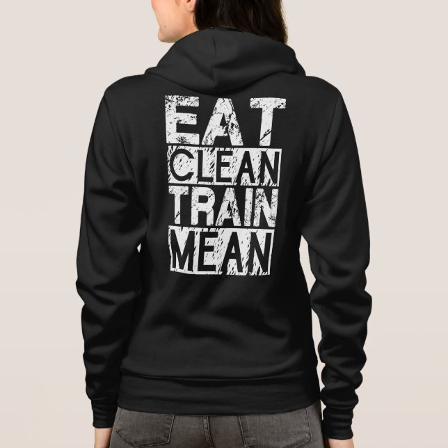 Moletom COMER LIMPO, COMBOIO MÉDIO - Motivação do Workout (Verso)