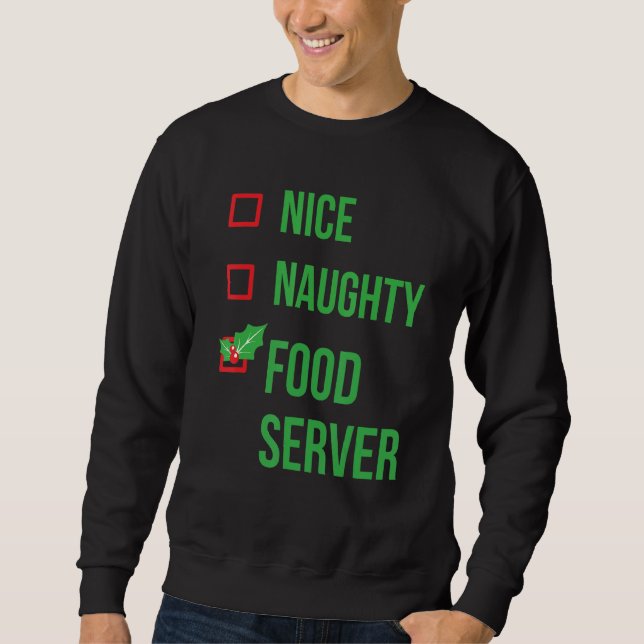 Moletom Comida Engraçado Pajama Natal (Frente)