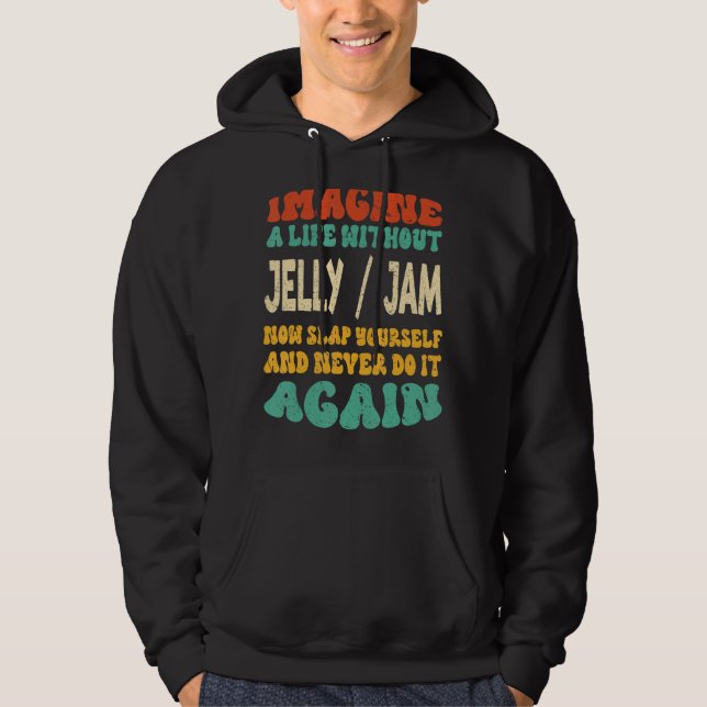 Moletom Comida Jelly Jam Cite Para Jelly Jam (Frente)