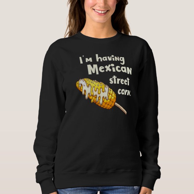 Moletom Comida Mexicana Street Corn Elote Back Impressão (Frente)