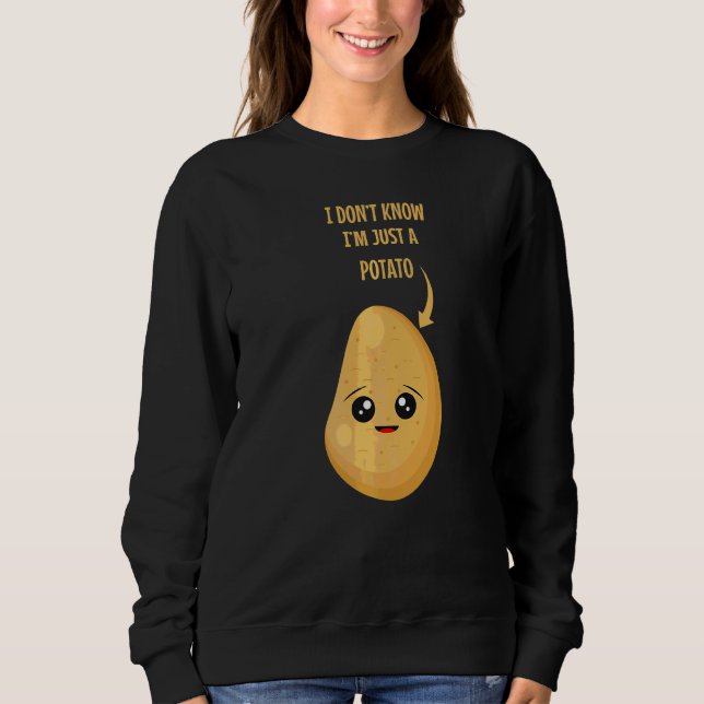 Moletom Comida Pun Vegan Potato (Frente)