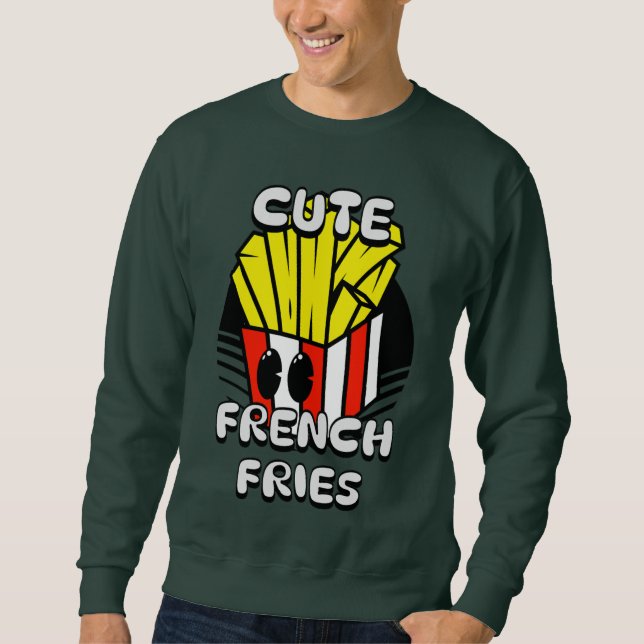 Moletom Comidas, Fritas Francesas E Legal, Presente Fry Da (Frente)
