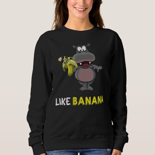 Moletom Como Banana Animal (Frente)