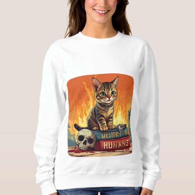 Moletom Como Destruir Humanos (Frente)