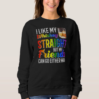 Moletom Como Meu Hetero Whiskey Amigos Orgulho gay Lgbtq P