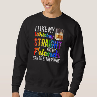 Moletom Como Meu Hetero Whiskey Amigos Orgulho gay Lgbtq P