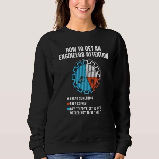 Moletom Como Obter Uma Atenção De Engenheiros (Frente)