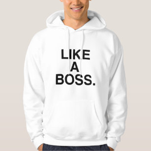 Moletom Como um hoodie do chefe