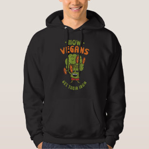 Moletom Como Vegans Conseguem Vegetais De Vegan De Ferro
