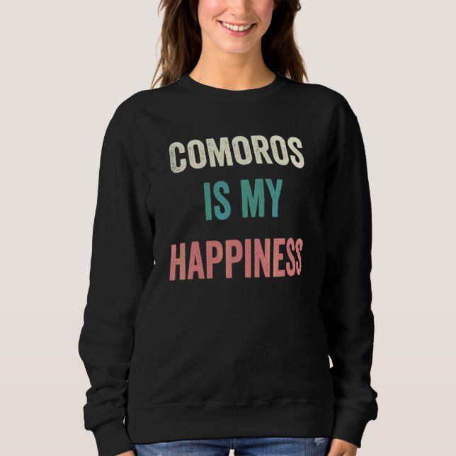 Moletom Comores É Minha Felicidade (Frente)