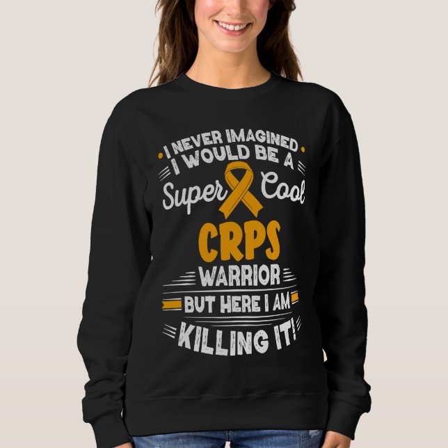 Moletom Complex Regional Pain Syndrome Cool CRPS Warrior C (Frente)
