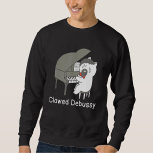 Moletom Compositor Clássico de Piano Gato sem Fio