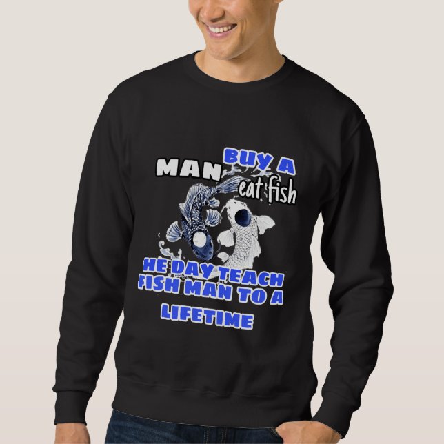Moletom Comprar A Man Come Fish 89 (Frente)