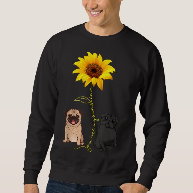 Moletom Comprar Cute Pug My Sunshine Sunflower Classic T S (Frente)
