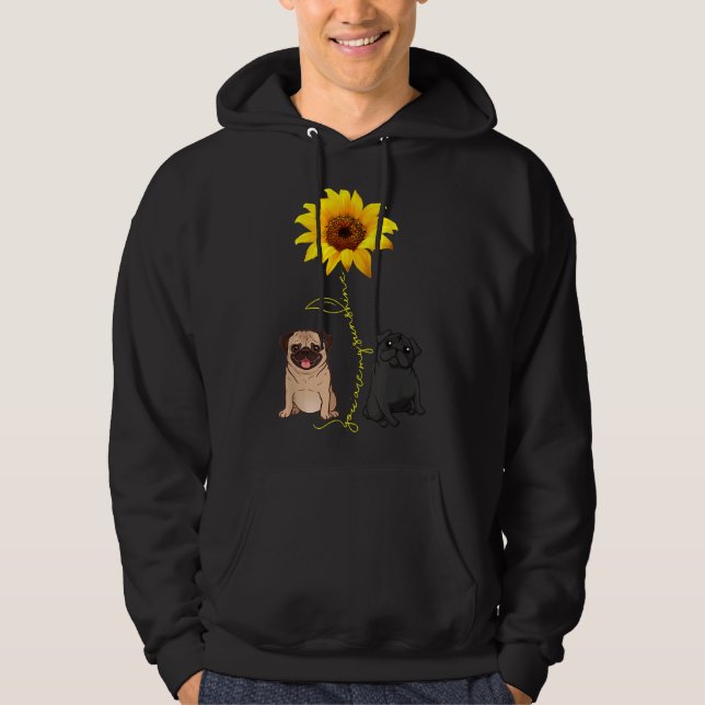 Moletom Comprar Cute Pug My Sunshine Sunflower Classic T S (Frente)