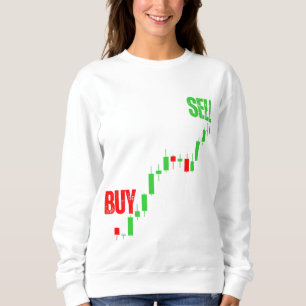 Moletom Comprar Low Sell High Criado para a Regra Bull o U