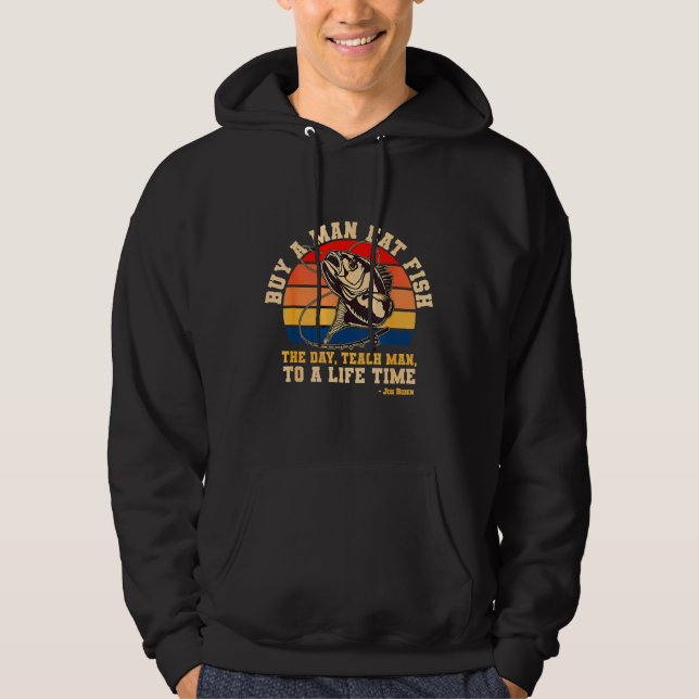 Moletom Comprar Um Homem Come Peixe (Frente)
