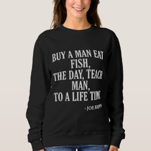 Moletom Comprar Um Homem Comeu Peixe No Dia Ensinando Um H