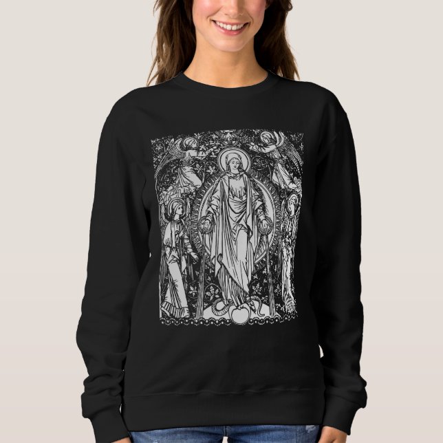 Moletom Conceito Imaculado Mary Breviarium Tradicional (Frente)