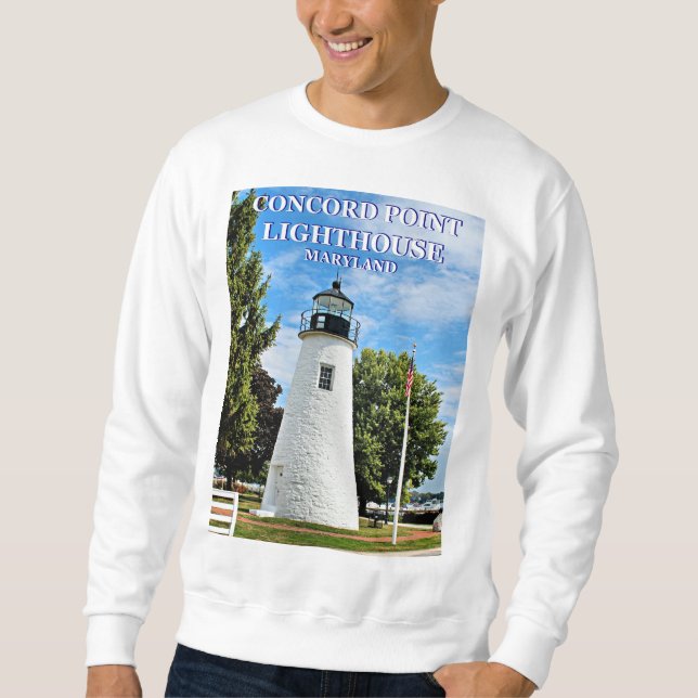 Moletom Concord Point Lighthouse, Maryland Sweatshirt (Frente)