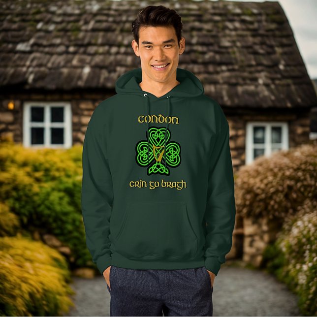 Moletom Condon Irish Hoodie com Nó Celta (Criador carregado)