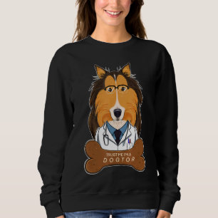Moletom Confie Em Mim Um Dogue I Veterinary I Collie