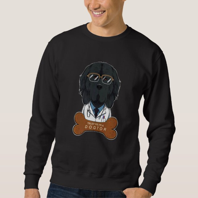 Moletom Confie Em Mim Um Dogue I Veterinary I Newfound (Frente)