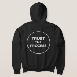 Moletom ConfieNoProcesso Tipografia Círculo Minimalista mu
