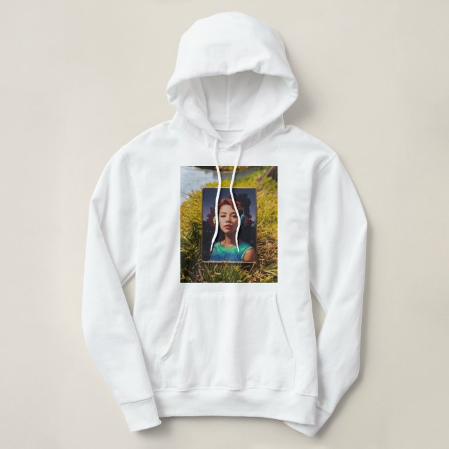 Moletom Conforto Chic: Jaqueta encapotada de escape urbano (Frente do Design)