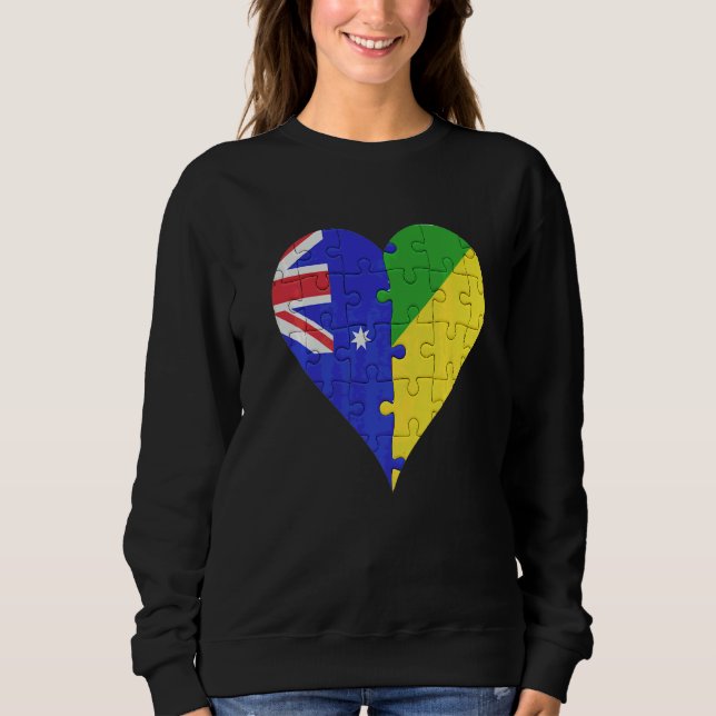 Moletom Congresso Australiano Flag Heart (Frente)