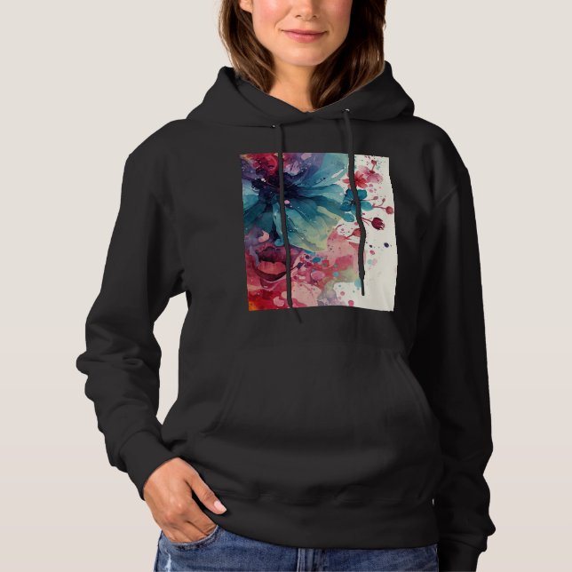 Moletom Conhaque Floral Moderno Único e Tendência (Frente)