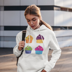 Moletom Conjunto de Cupcake com Granulado Sobremesa Brilha
