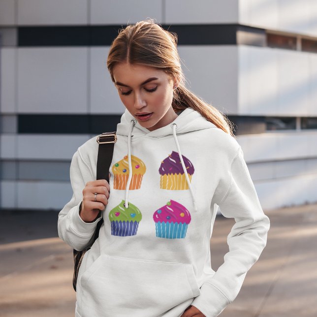 Moletom Conjunto de Cupcake com Granulado Sobremesa Brilha (Criador carregado)