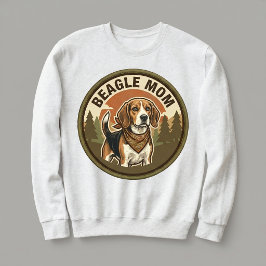 Moletom Conjunto de Mãe Beagle para Mulheres Presente de M