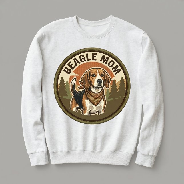 Moletom Conjunto de Mãe Beagle para Mulheres Presente de M (Criador carregado)