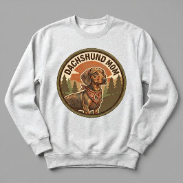 Moletom Conjunto de Mãe de Dachshund Presente para Ela