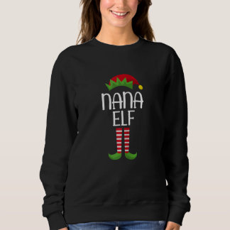 Moletom Conjunto de Natal Combinando Família da Nana Elf F