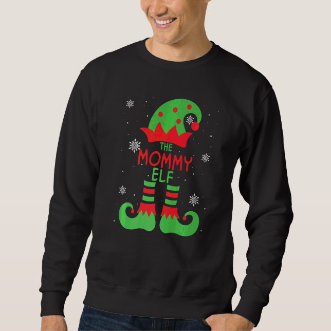 Moletom Conjuntos de Natal Combinando para a Família da Ma (Frente)
