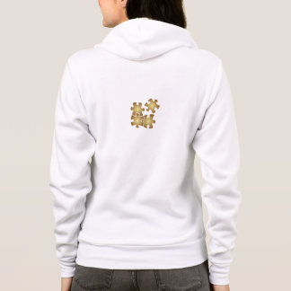 Moletom Connecting Sober hoody met puzzel logo