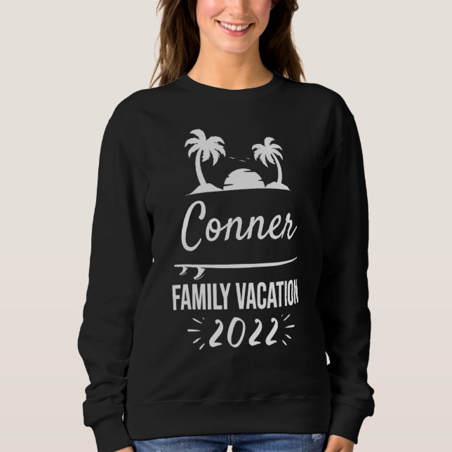 Moletom Conner Family Vacation Tropical Group Beach (Frente)