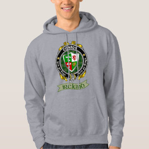 Moletom Conroy/O'Conry Irish Shield Personalizado Hoodie