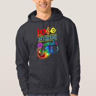 Moletom Consciência do Autismo ASD Infinito Arco-íris Amor