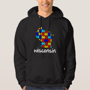 Moletom Consciência do Autismo de Wisconsin