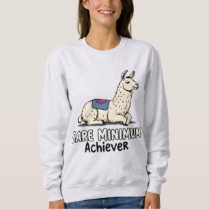 Moletom Conseguidor do Mínimo Necessário Llama Engraçado H
