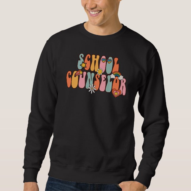 Moletom Conselheiro Escolar Retro Vintage Groovy De Volta  (Frente)